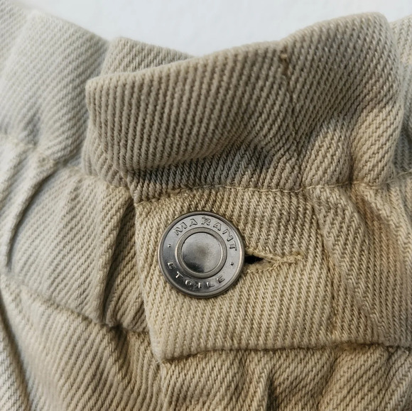 Marant Etoile Titea Shorts in Ecru - Picture 12 of 14